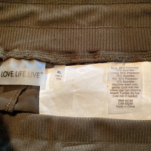 Olive Green Sport Skort Shorts Skirt - size XL - Picture 5 of 5